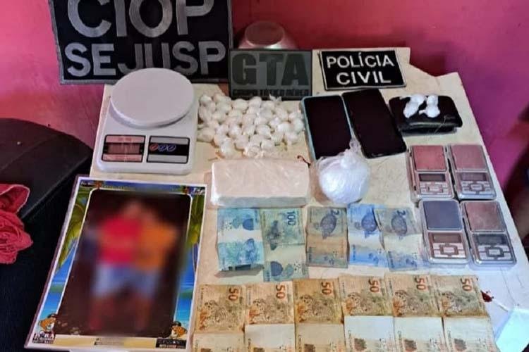 Ação policial resulta na prisão de traficante e desarticulação de "disque drogas" em Macapá