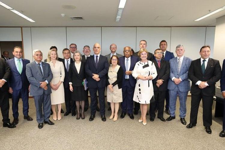 Presidente do TRE Amapá participa de reunião com o Ministro Alexandre de Moraes