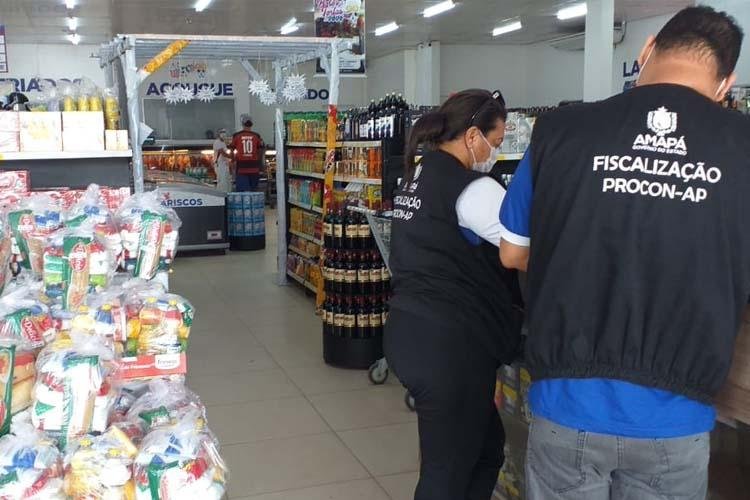 Procon fiscaliza abuso de preços em supermercados e hipermercados de Macapá e Santana