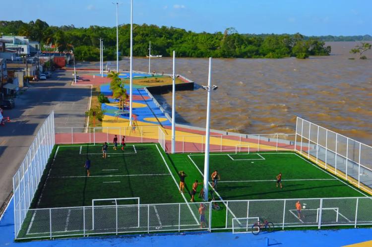 ‘Transformou a nossa realidade, vivemos no paraído’, diz morador do Complexo Turístico Parque do Jandiá revitalizado pelo Governo do Amapá