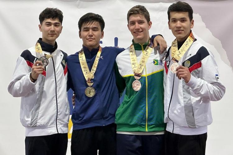 Mais uma! Érico Patto fica com o bronze na Copa do Mundo Júnior de Bogotá