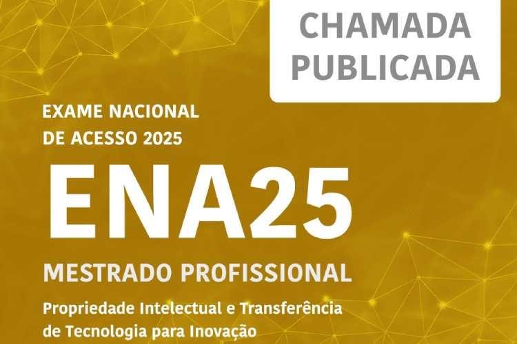 Mestrado em Propriedade Intelectual e Transferência de Tecnologia para Inovação inicia inscrições para turma de 2025