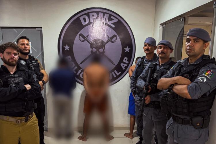 Em Mazagão, ação das polícias Civil e Militar prende três por receptação, furto qualificado e tráfico