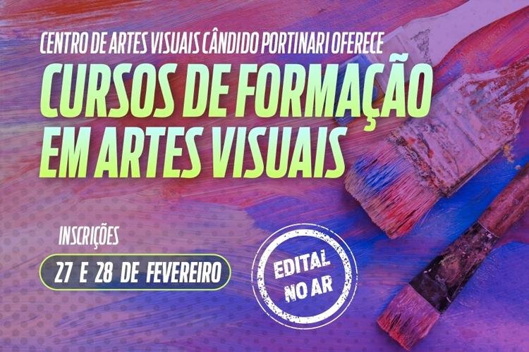 Centro Cândido Portinari oferta 210 vagas em cursos de artes visuais