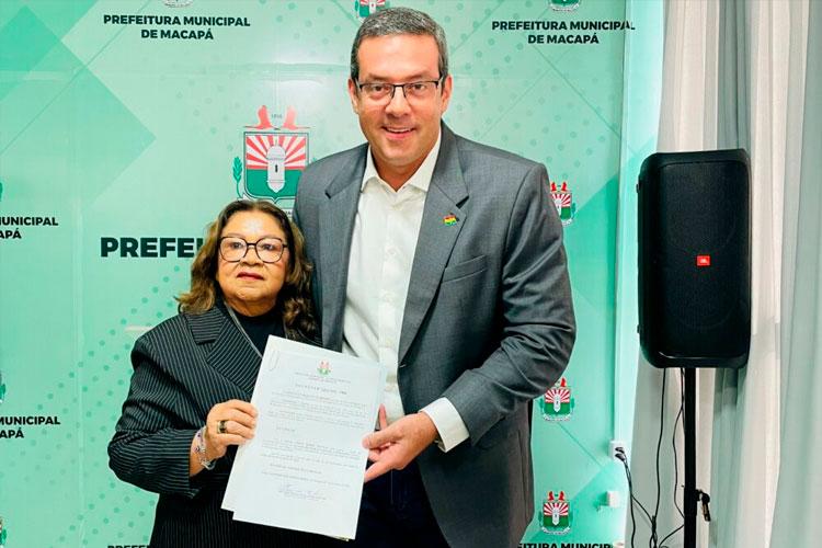 Prefeito de Macapá empossa nova titular da Secretaria de Habitação e Ordenamento Urbano