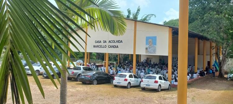 Aula inaugural de projeto para jovens em vulnerabilidade com prefeito Bala Rocha