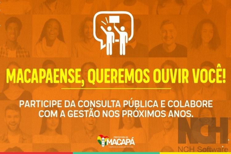Gestão compartilhada: Prefeitura de Macapá lança chamada da consulta pública para planejamento municipal 