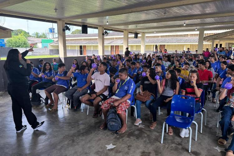 Operação Shamar: Polícia Civil realiza palestra para mais de 400 alunos em Itaubal do Piririm