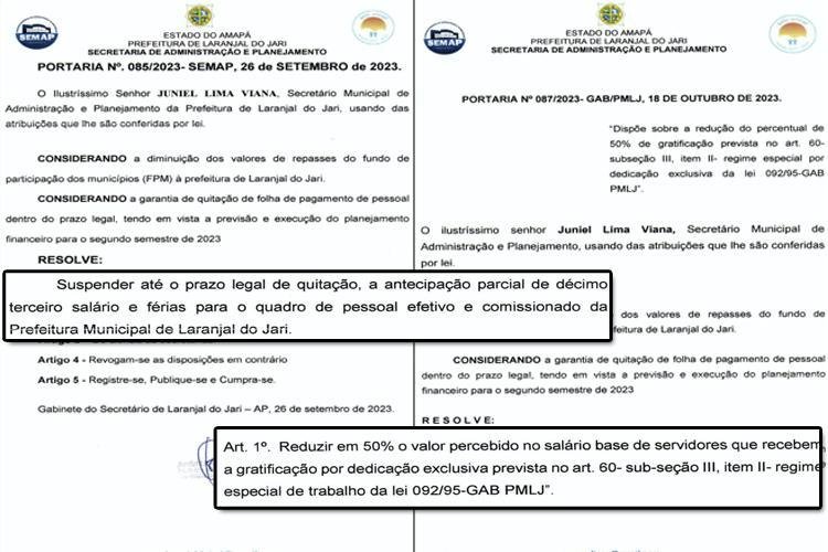 Município de Laranjal do Jari adota medidas drásticas para enfrentar desafios financeiros
