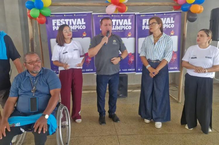 'Podemos ser nós mesmos', diz aluna da Escola Estadual Lima Neto durante Festival Paralímpico Loterias Caixa