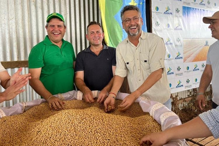Governador e vice do Amapá celebram produção de grãos e destacam potencial econômico do setor agrícola