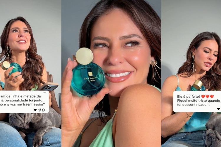 Retorno triunfal! Avon relança Far Away Infinity com endosso de Paolla Oliveira