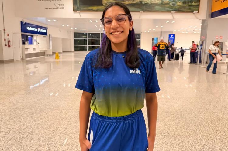 Time Amapá embarca para disputar os Jogos da Juventude em Foz do Iguaçu