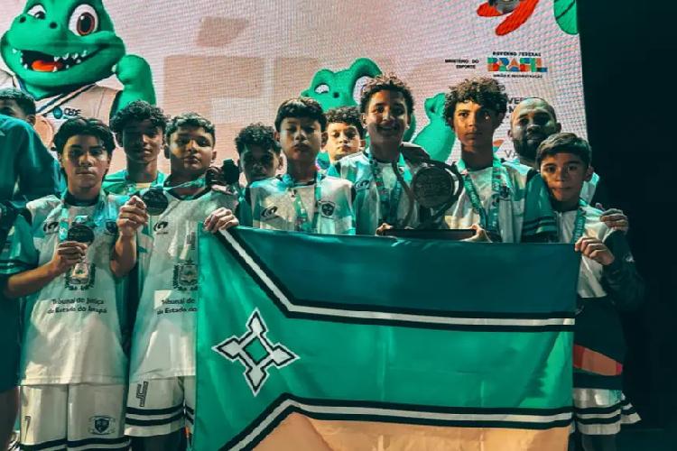 Time Amapá conquista mais uma medalha nos Jogos Escolares Brasileiros com apoio do Governo do Estado