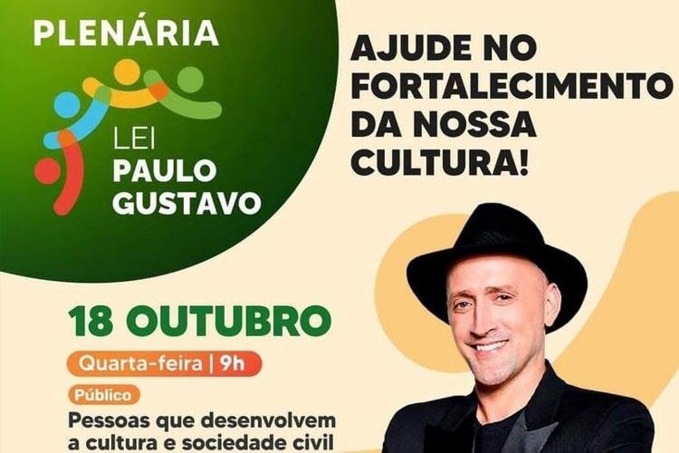 Plenária da Lei Paulo Gustavo acontece dia 18 em Macapá