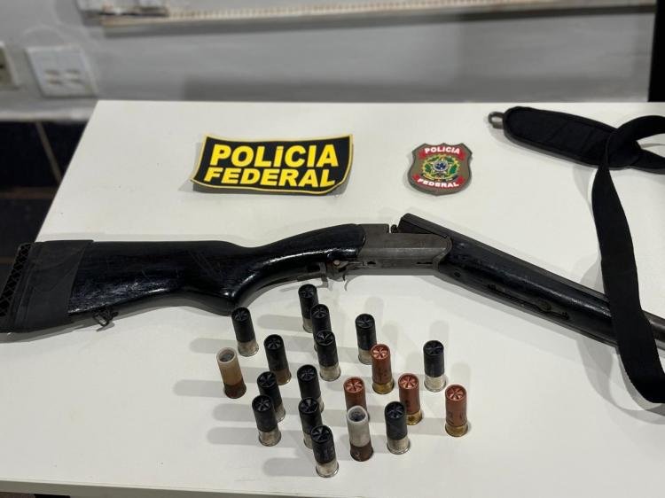 PF prende homem por tráfico internacional de armas, no Oiapoque