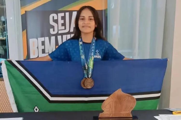 Na piscina, na pista e no tatame, Time Amapá conquista mais três medalhas nos JEBs, em Brasília