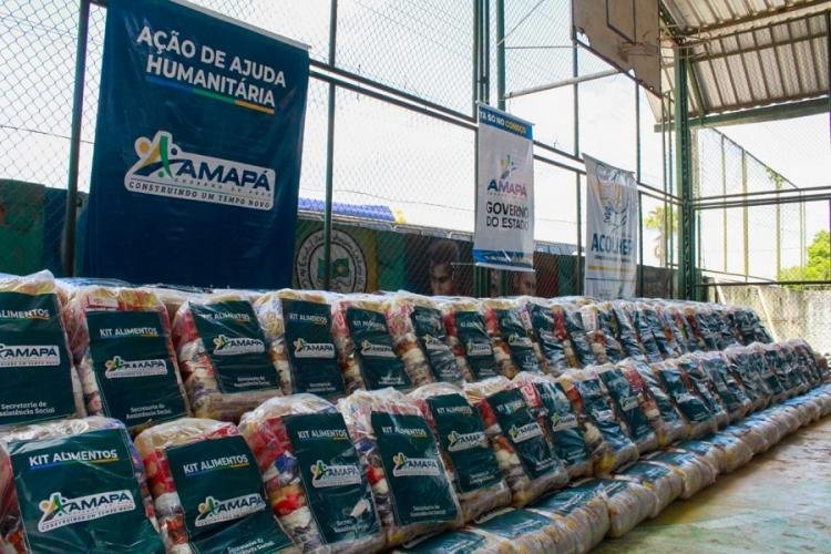 Governador Clécio Luís lidera nova ajuda humanitária e entrega 460 kits de alimentos para produtores rurais de Oiapoque
