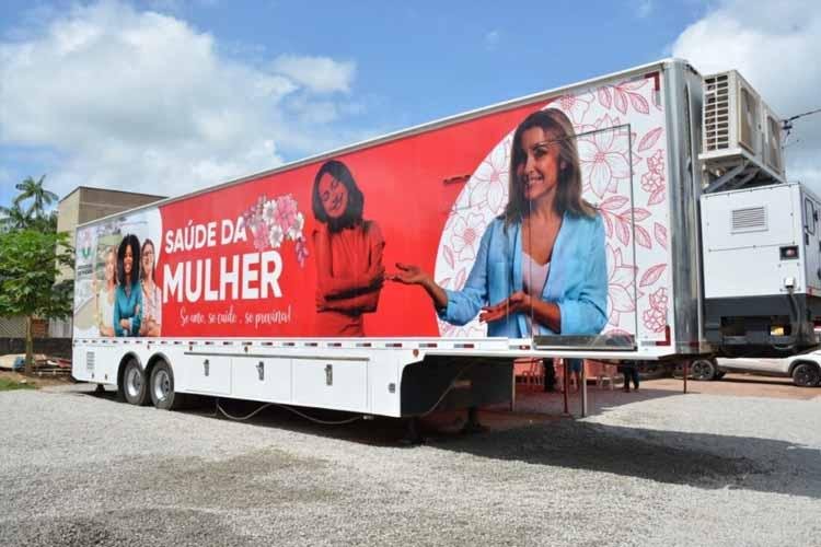 UNIDADE MÓVEL SAÚDE DA MULHER INICIA ATENDIMENTOS NO BAIRRO MARABAIXO