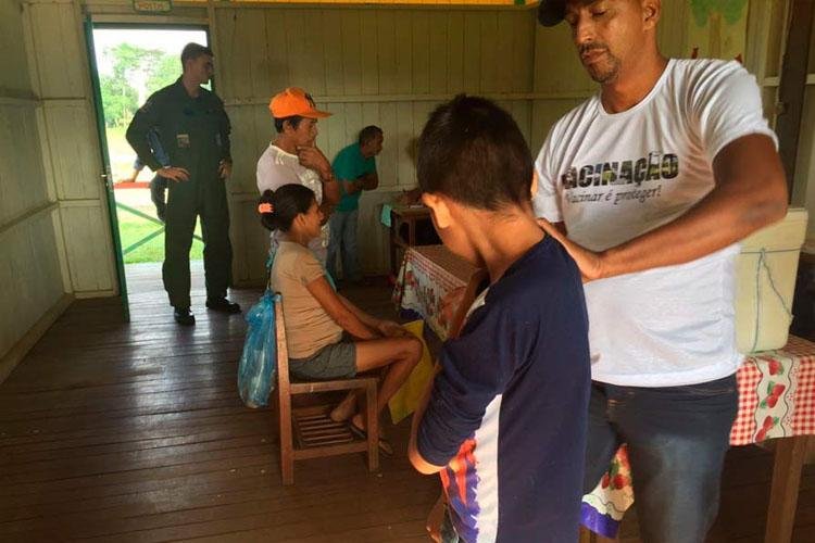 Operação vai imunizar 1,2 mil pessoas em comunidades de difícil acesso no Amapá