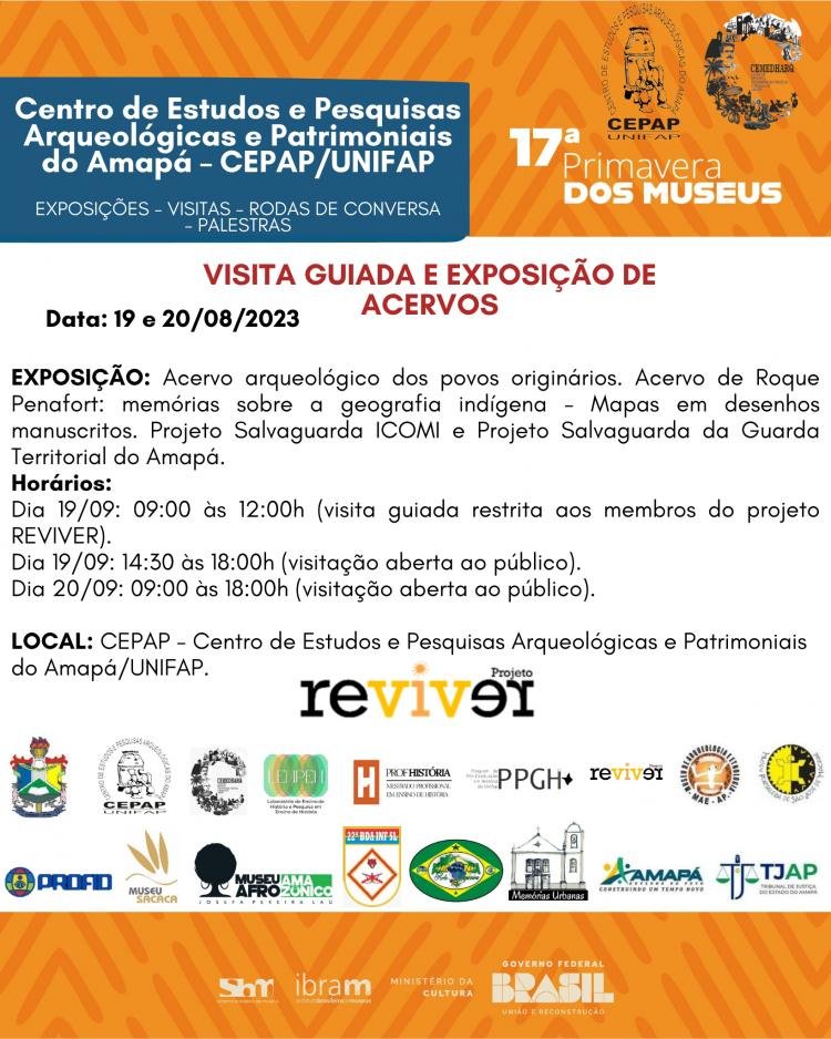 Cepap/Unifap na 17ª Primavera dos Museus: Programação imperdível!