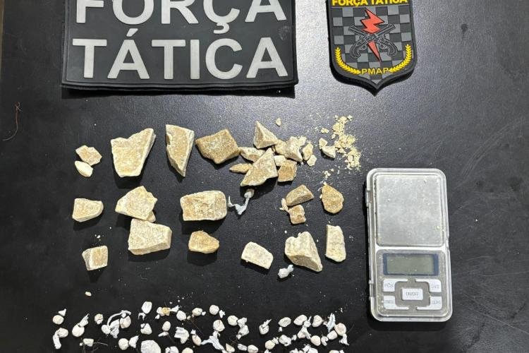 Força Tática realiza série de operações com apreensão de drogas, recuperação de veículo e prisões em Macapá