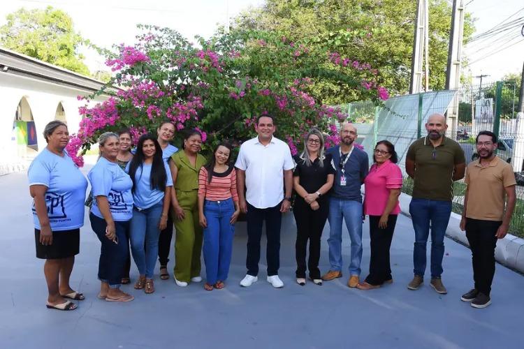Caravana da Educação vistoria reforma da Escola Estadual Antônio Cordeiro Pontes, em Macapá