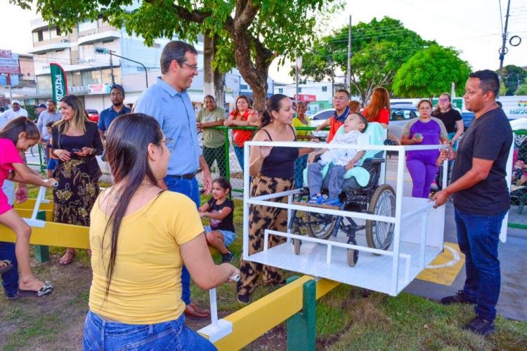 "Espaço da Família" é inaugurado na Praça Nossa Senhora de Fátima