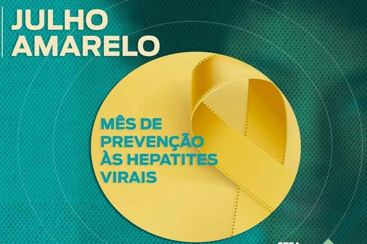 Julho Amarelo: campanha alerta sobre a prevenção e tratamento das hepatites