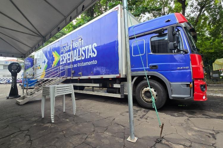 Agora Tem Especialistas: Ministério da Saúde lança em Calçoene, no Amapá, carreta de saúde da mulher 