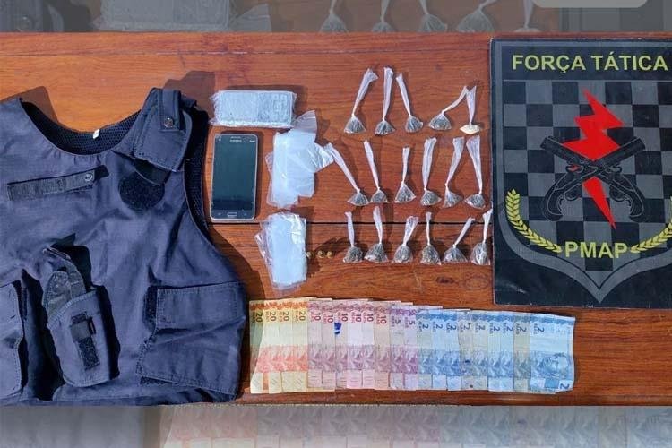 Força Tática prende traficante no bairro Infraero I