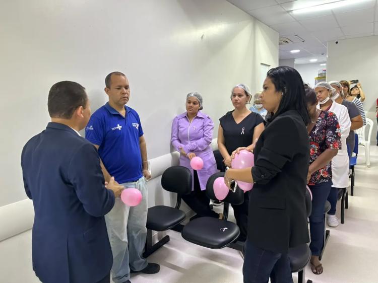 Anexo do HE transforma palestra em momento de acolhimento e autocuidado no Outubro Rosa
