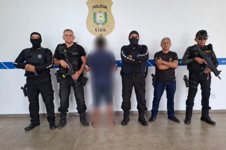 Macapá: Polícia Civil prende condenado por estupro de vulnerável