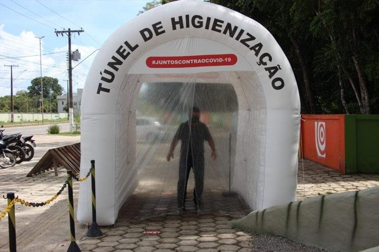 BIOPARQUE DA AMAZÔNIA INSTALA TÚNEL DE HIGIENIZAÇÃO PARA VISITANTES E FUNCIONÁRIOS