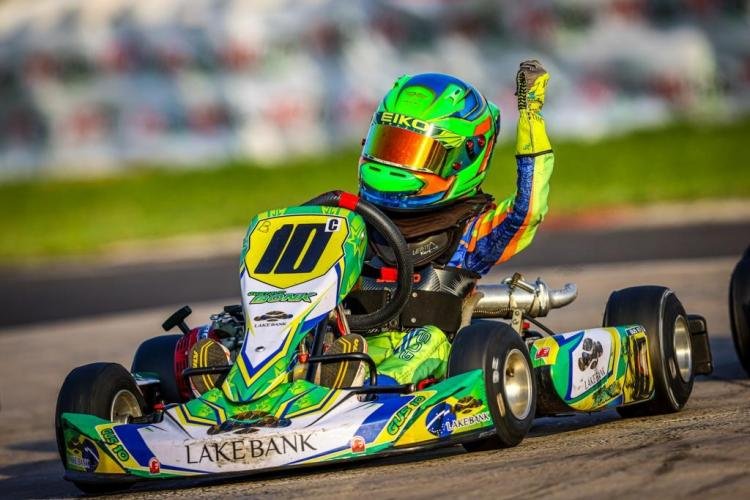 Promessa do kart brasileiro, Gustavo Bonk conta com novo patrocínio para buscar vaga no Bahrein