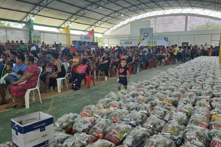 Mutirão do Governo do Amapá atende 300 agricultores afetados pela praga da mandioca com crédito rural kits de alimentos