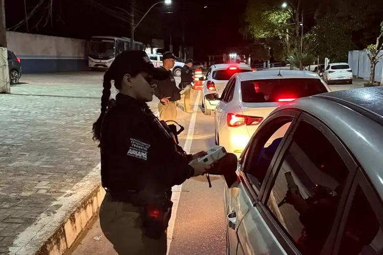 Operação Lei Seca aborda 486 condutores no Carnaguari 2025, em Ferreira Gomes