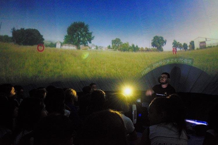 Estudantes participarão em excursões ao planetário da 52ª Expofeira