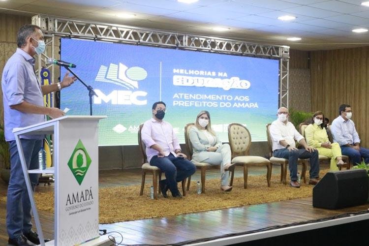 Durante encontro em Macapá, Estado e União discutem a implantação de programas federais da Educação