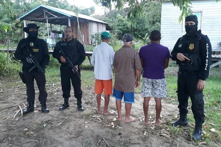 Polícia prende suspeitos de casos de estupro de vulnerável em ação itinerante no Bailique, em Macapá