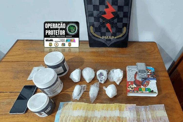Batalhão de Força Tática prende traficantes de drogas na zona sul de Macapá