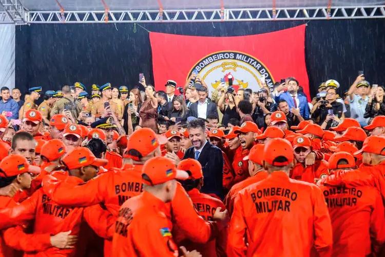 Governador Clécio Luís celebra formatura de 129 novos soldados do Corpo de Bombeiros do Amapá