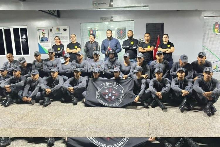 Delegado e agentes ministram instrução no V Curso Operacional de Força Tática da PM-AP