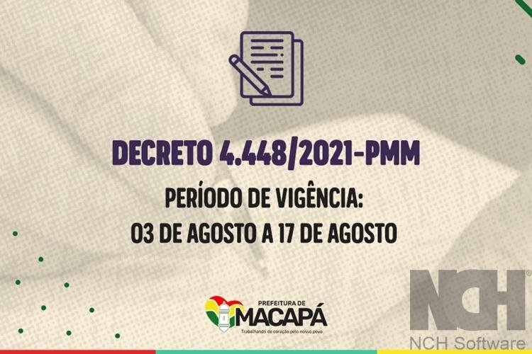 Decreto flexibiliza medidas de combate à Covid-19 em Macapá