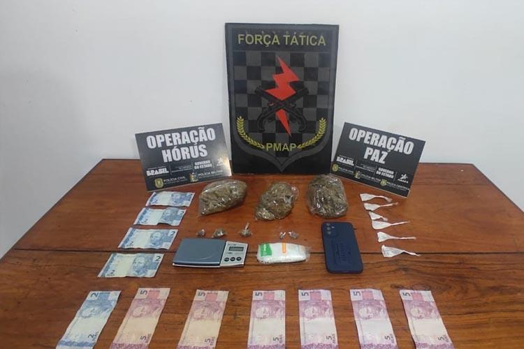 Batalhão de Força Tática prende quatro indivíduos durante o fim de semana