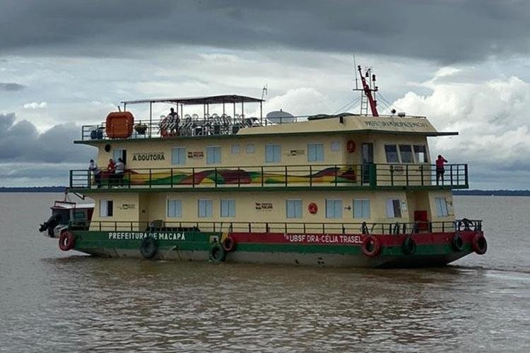 UBS fluvial Dra. Célia Trasel realiza atendimentos em comunidades do Bailique