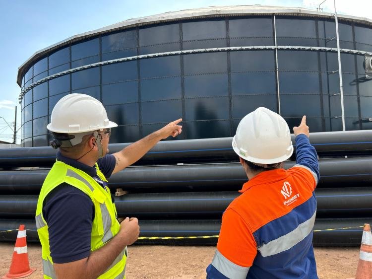 Novo reservatório de água do Buritizal vai reforçar abastecimento de mais 30 mil clientes de Macapá