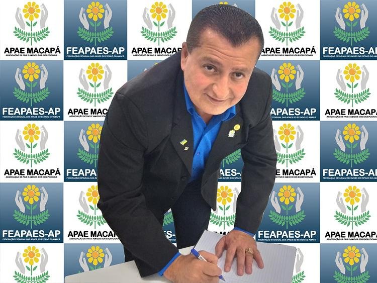 Abel Mendes é eleito primeiro presidente da Federação Estadual das APAEs do Amapá
