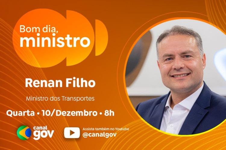 Renan Filho detalha modernização da CNH e obras em andamento no Bom Dia, Ministro desta quarta (10)