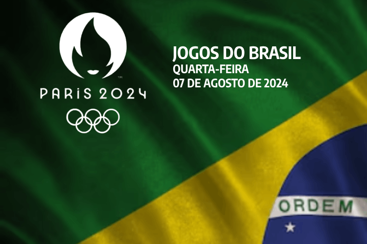 Tem Brasil nas Olimpíadas de Paris 2024; confira os jogos desta quarta-feira, 7 de agosto